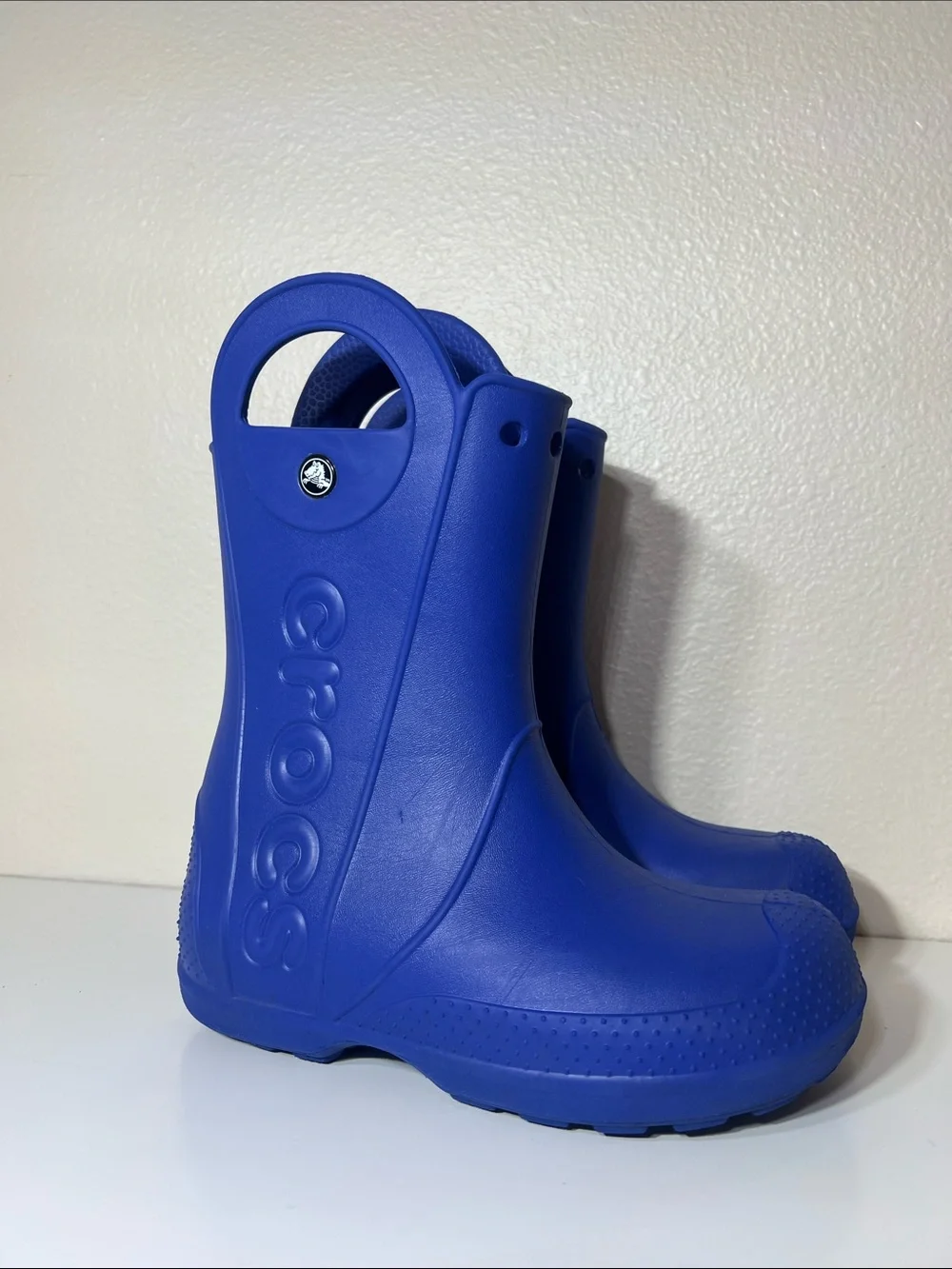 Crocs Kids Blue H Rain Boots Size 2Y